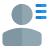 Hamburger menu on a user preferred device icon