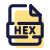 Hexadecimal icon