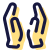 Due mani icon