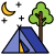 Camping icon