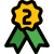 Second Place Ribbon icon