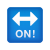 on-freccia-emoji icon