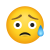 Sad But Relieved Face icon