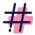 Großer Hashtag icon