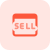 Selling products on ecommerce web portal website icon