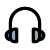 Stylish headphones with small caps with great sound quality icon