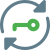 Key encryption on a file syncing software icon