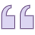 Anführungszeichen unten (links) icon