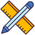 Pencil And Ruler icon