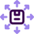 외부 방향 전달-라일락-케리스메이커 icon