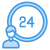 24 Hours Service icon