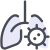 enfermedad pulmonar icon