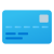 Parte delantera de tarjeta bancaria icon