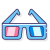 3d Glasses icon