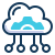 Cloud computing icon