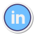 LinkedIn 圆圈 icon