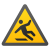 Slippery Floor Sign icon