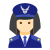 comandante-dell'aeronautica-femmina-tipo-pelle-1 icon