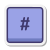 Hashtag Key icon