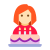 誕生日の女の子とケーキの皮のタイプ-1 icon