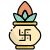 external-Kumbh-Kalash-diwali-bearicons-outline-color-bearicons icon
