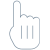 Cursor de mano icon