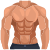 외부 근육 피트니스 체육관 저스티콘 플랫 저스티콘 icon