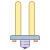 Bombilla fluorescente icon