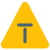 Road signal with dead end on a signboard icon