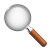 Magnifying Glass Tilted Left icon