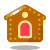 Casa de jengibre icon