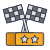 Шахматный флаг icon