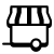 바퀴가있는 키오스크 icon