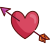 Heart with Arrow icon