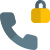 Padlock logotype and cellular device with modern features icon