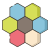 Hexagons icon