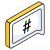 Hashtag Message icon
