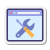 Portal de manutenção online icon