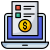 Content monetization icon