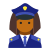 警察-女性-皮肤类型-5 icon