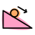 Representation of Gravity Falls over incline plane icon