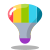 Lampada RGB icon