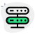 Server network and switches for the multiple users icon