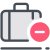 rimuovere il bagaglio icon