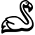 Flamant rose icon