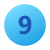 9 en círculo icon