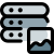 Collection of images database on a server PC icon