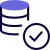 Verified storage center with complete protection of database icon