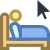 ベッドでの作業 icon