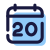 Kalender 20 icon